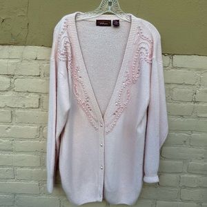 Worthington Vintage Pearl Cardigan